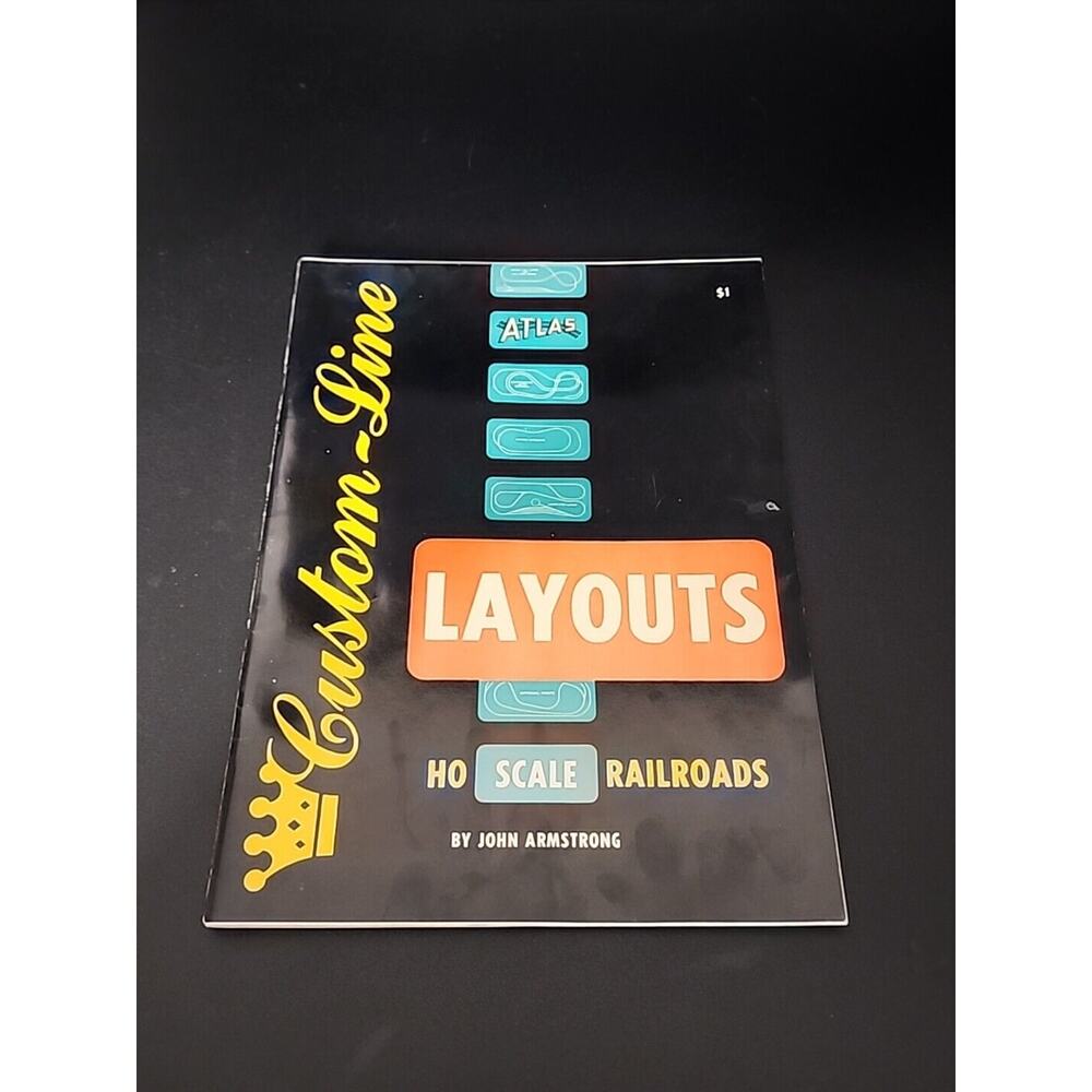 Atlas HO Scale Railroad Layouts John Armstrong Custom-Line 1957 062218DBE 48-pge